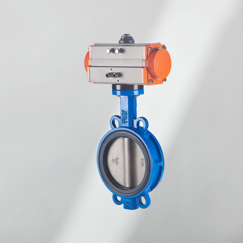 對夾中線蝶閥（氣動）